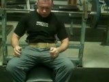 Dave Watson in Bodyweight Bench press for reps on Konkura Sport and Fitness
