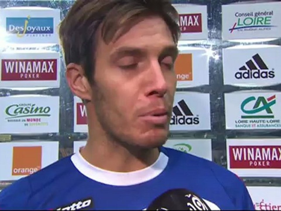 Interview de fin de match : AS Saint-Etienne - FC Sochaux-Montbéliard - saison 2012/2013