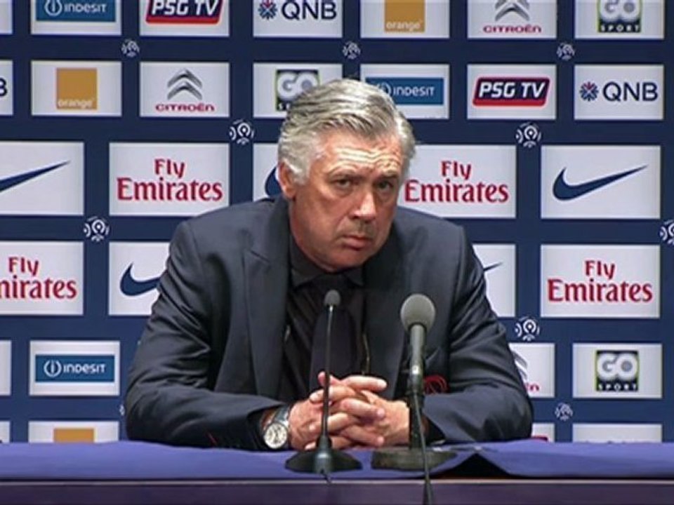 Conférence de presse Paris Saint-Germain - Toulouse FC : Carlo ANCELOTTI (PSG) - Alain  CASANOVA (TFC) - saison 2012/2013