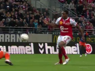 But Christopher GLOMBARD (71ème) - Stade de Reims - Montpellier Hérault SC (3-1) - saison 2012/2013