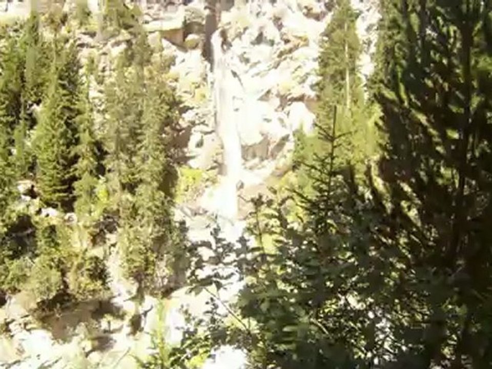 la  Cascade de la Fraîche la Via ferrata de Pralognan