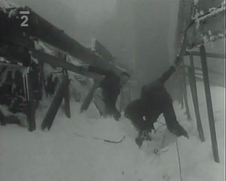 Výmena lana VLD; Bulharsko: odstrel zeminy pre žel. trať (ČSFT 26/1962, železničná časť)