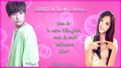 NU'EST ft. Yoo Ara - Pretty k-pop [german sub]