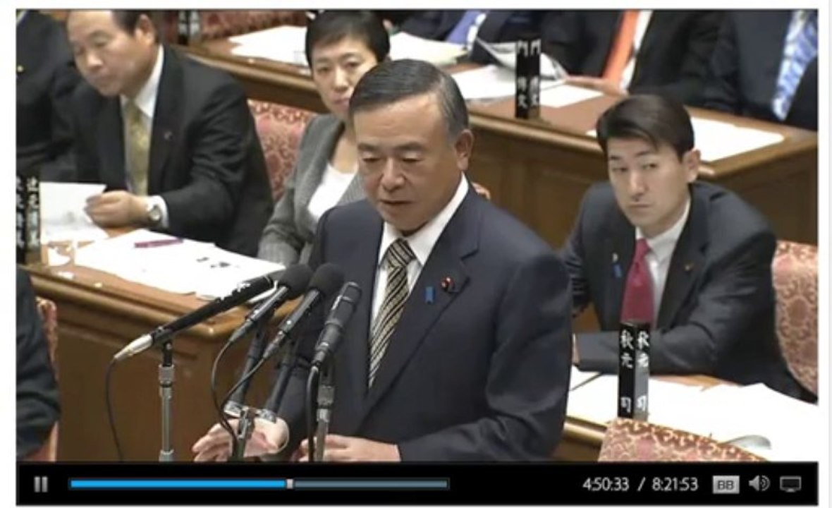 中山成彬(２０１３年３月８日)衆議院予算委員会１