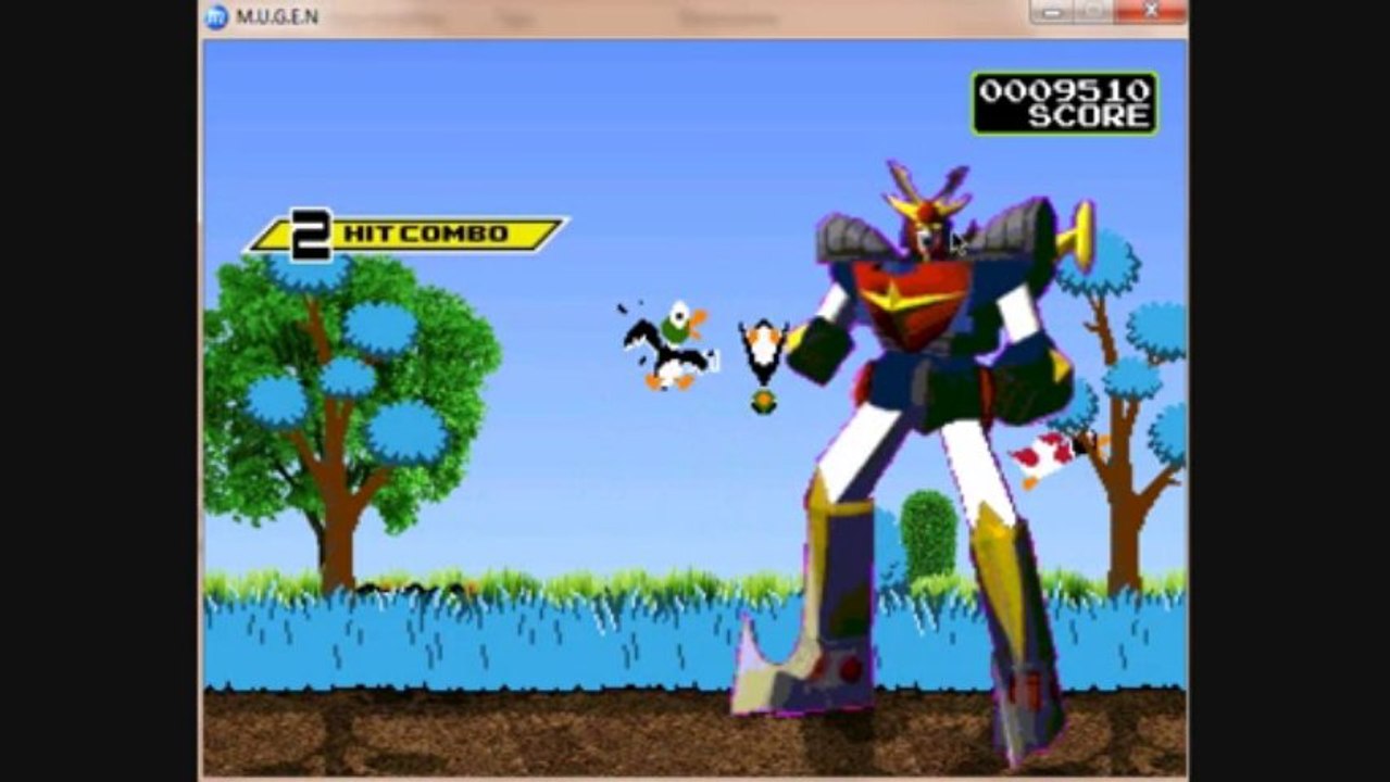 M.U.G.E.N-Daitarn3 gioca a duck hunt