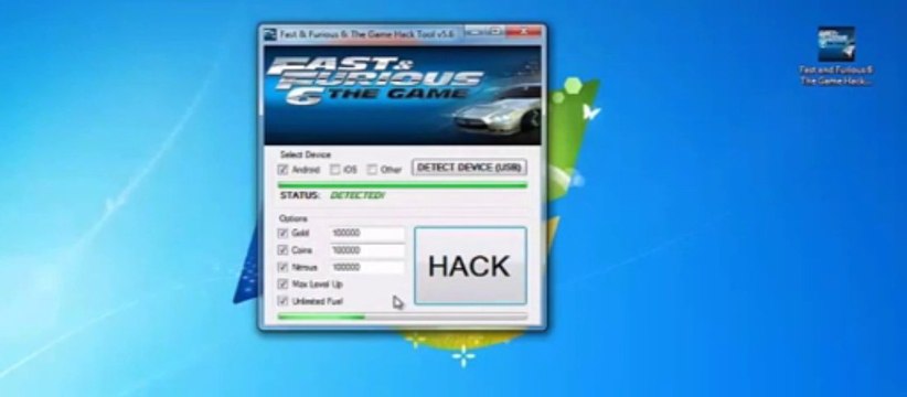 FREE Fast and Furious 6 Hack Cheat 2013 Free Gold, Coins