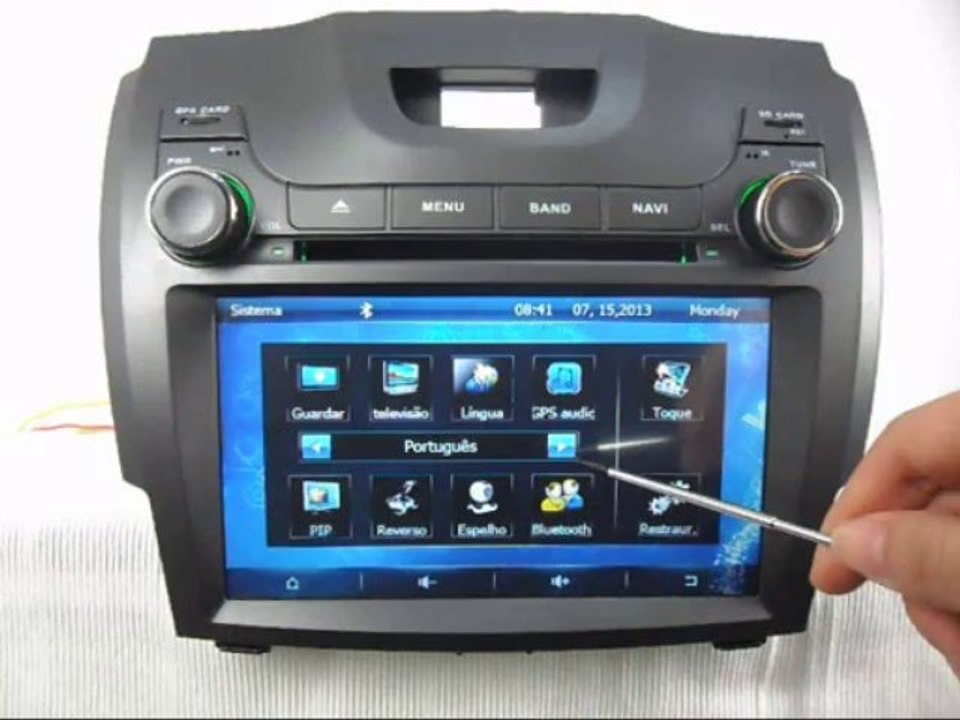 Custom Stereo for Chevrolet S10 Car GPS Navigation Radio DVD Bluetooth TV