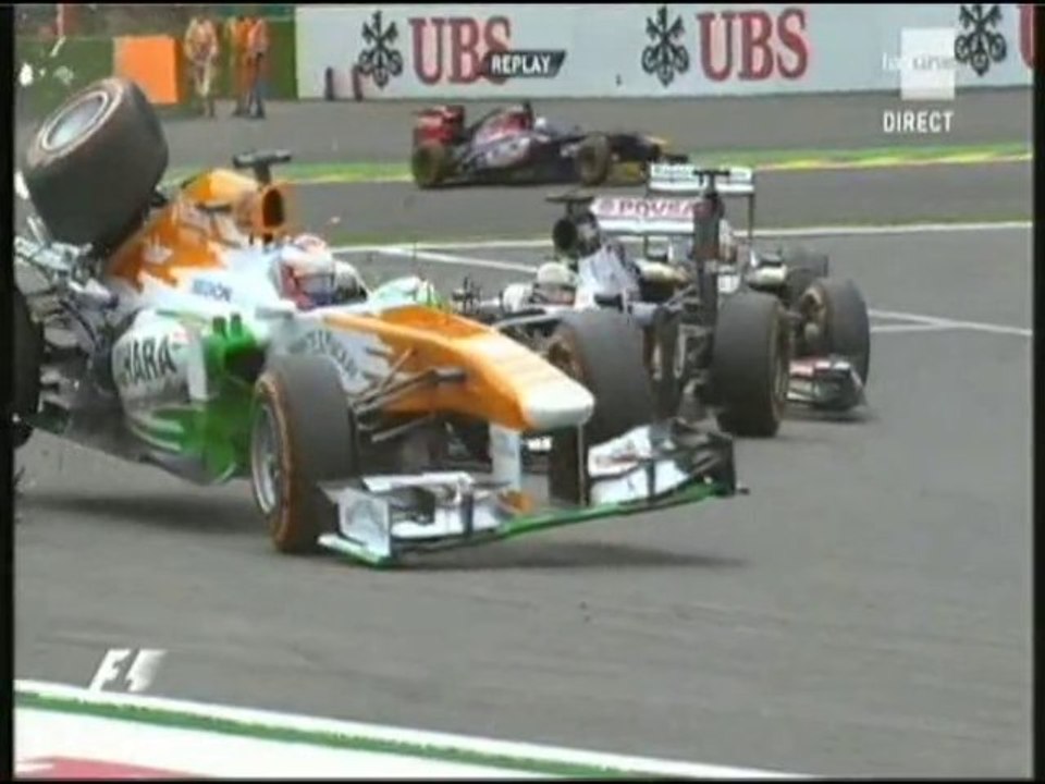 Accrochage Maldonaldo - Di Resta