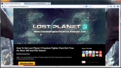 Lost Planet 3 Freedom Fighter Pack DLC Codes Free Giveaway