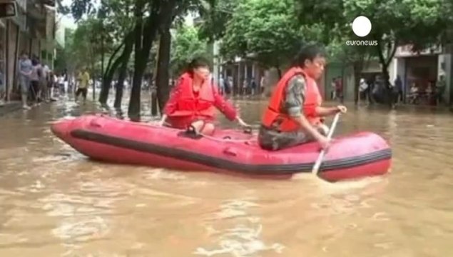 China sigue sufriendo devastadoras inundaciones