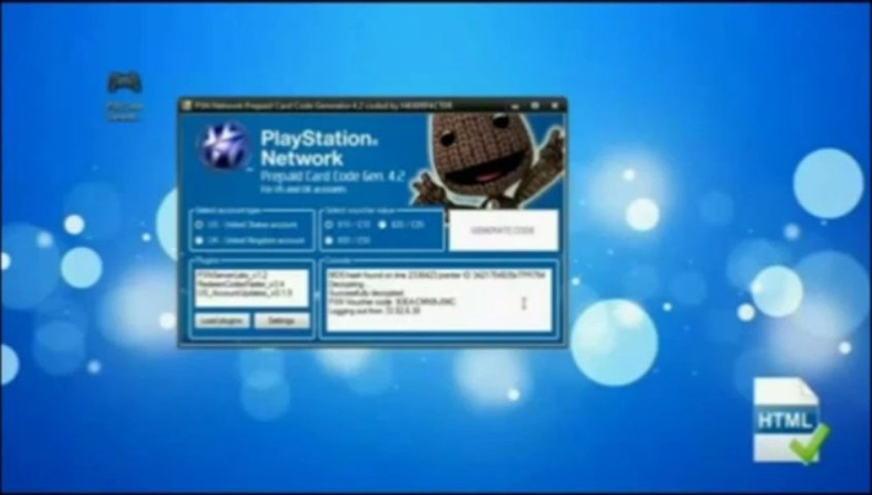 [100% WORKING] PSN Card _ Code Generator v3.4 August  2013]
