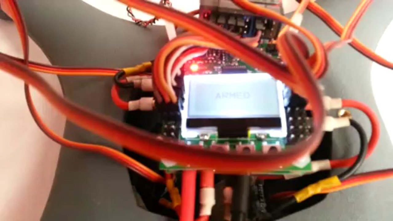 Aquacopter : les premiers réglages