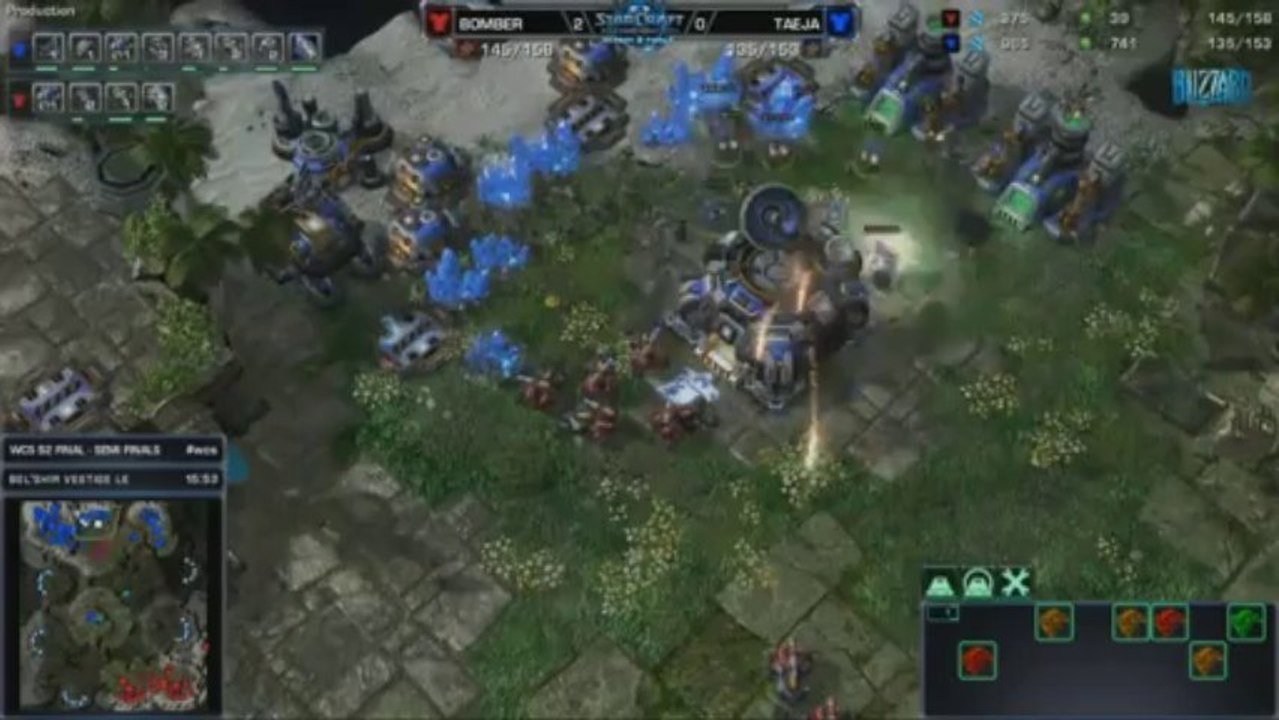 TaeJa vs Bomber - Game 3 - WCS 2013 Season 2 Finals RO4 Starcraft 2