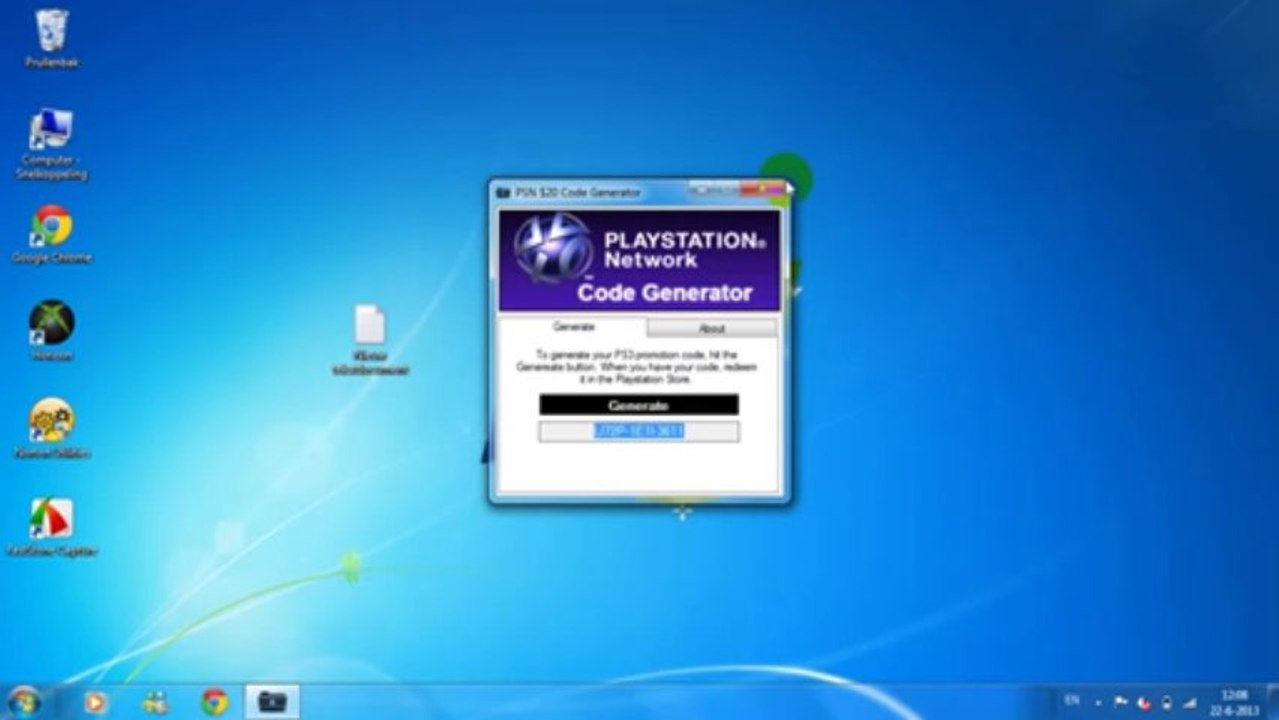Free PSN code Generator Working No Survey August 2013