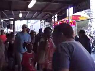 The Scumbag So-called White-man Bows Down To His Future Kings.