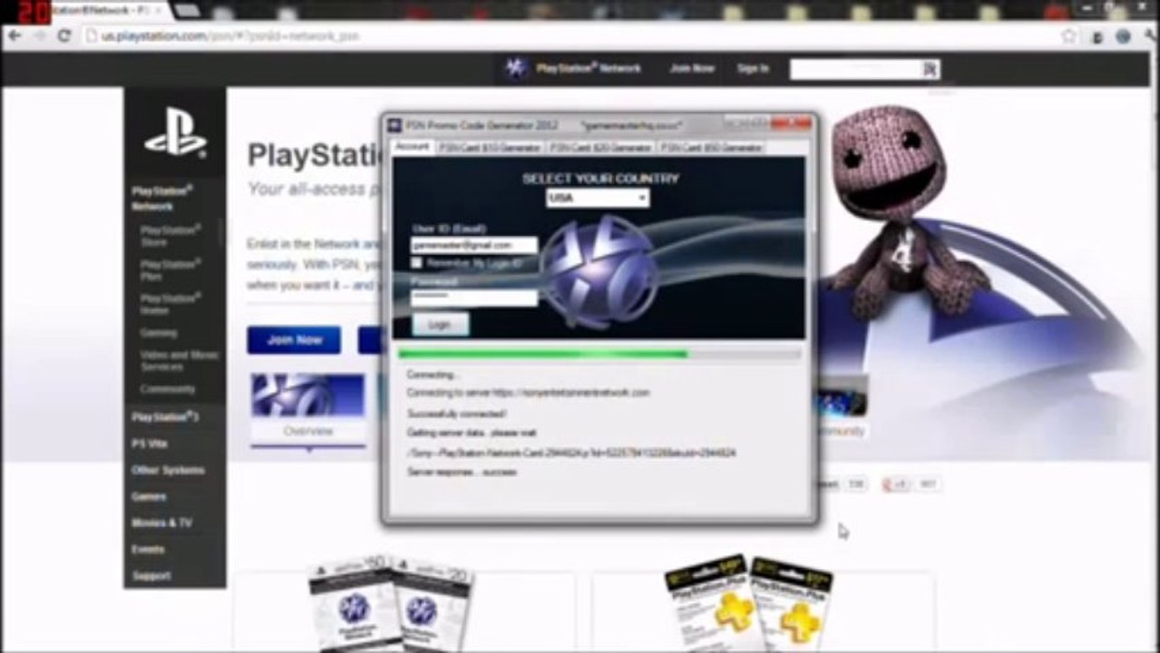 PSN Code Generator August 2013 - No Survey - Working