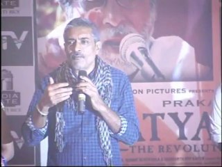 Raw:Pirkash Jha promotion of film satyagraha with entire starcast