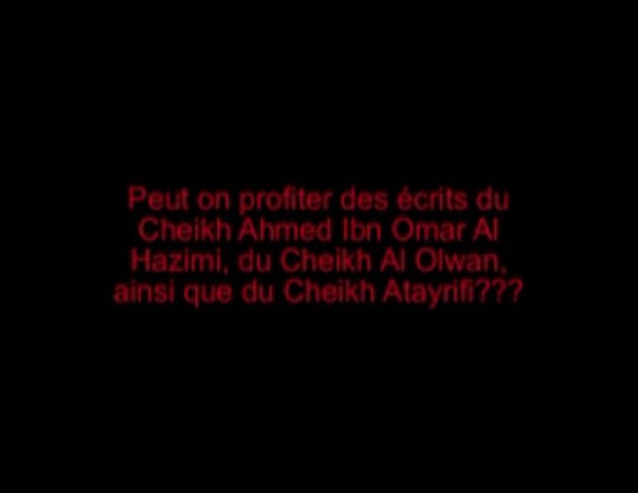 Cheikh Al Barak sur cheikh Olwan,Al Hazimi, et Cheikh Atayrifi