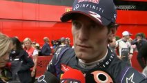 Sky Sports F1: Mark Webber Post Race Interview (2013 Belgium Grand Prix)