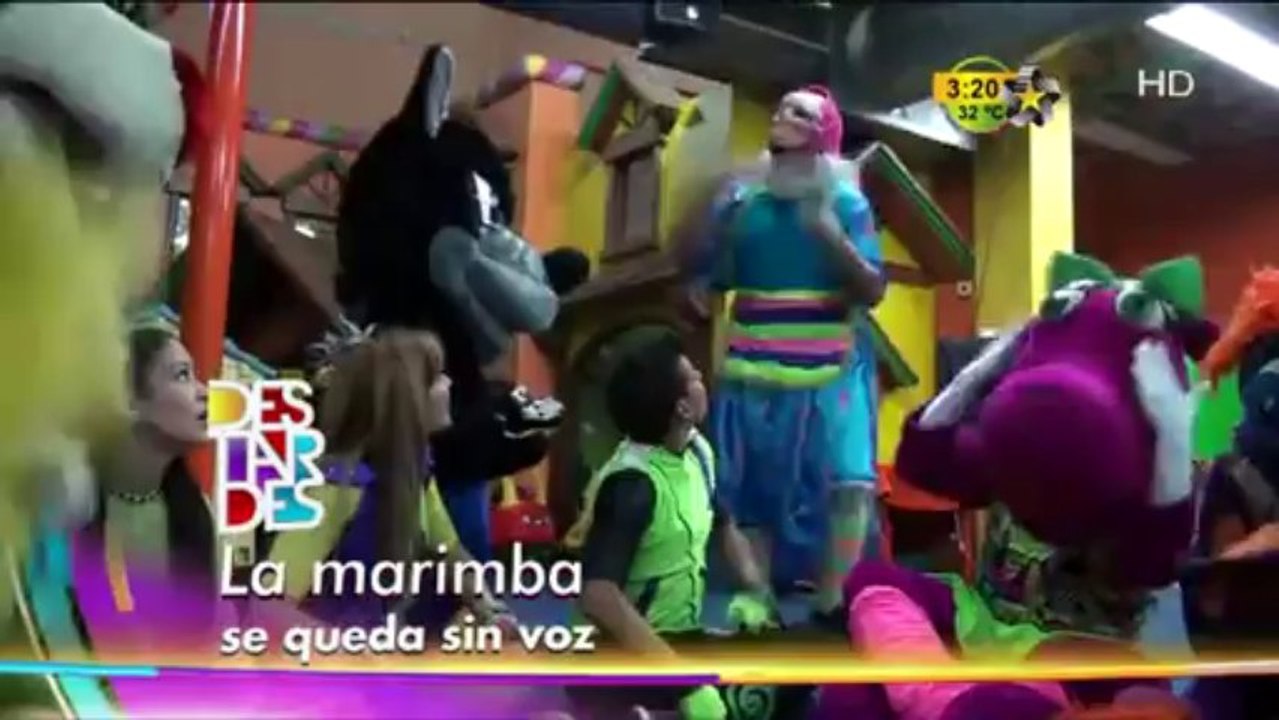 Marimba se queda sin voz
