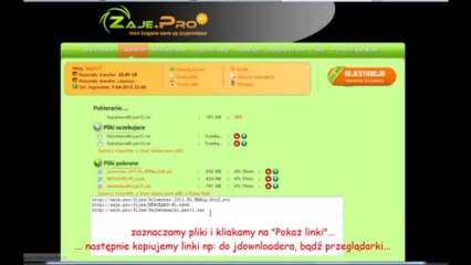 zajepro niech ściąganie plików stanie się przyjemniejsze