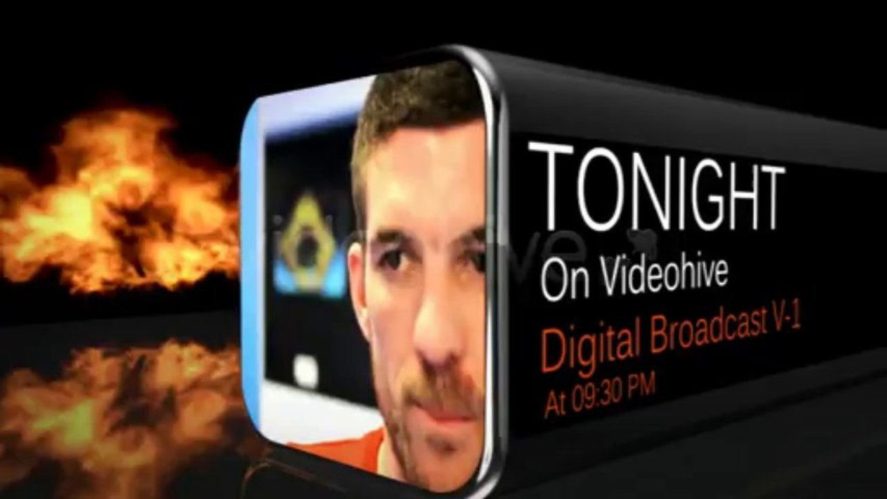 Digital Broadcast V-1 - After Effects Template