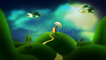 Thunder, Lightning and Rain to Sunny Logo Reveal - After Effects Template