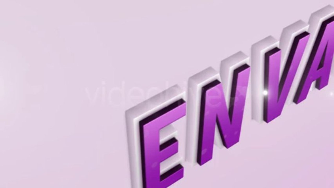 3d text style - After Effects Template