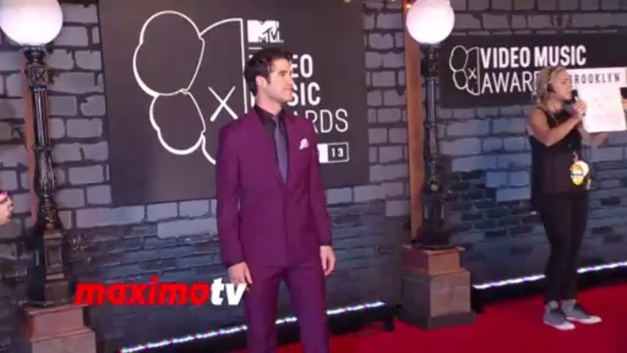 Darren Criss 2013 MTV Music AWARDS Red Carpet