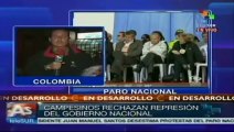 Marcan Paro colombiano abusos, represión policial y aprehensiones