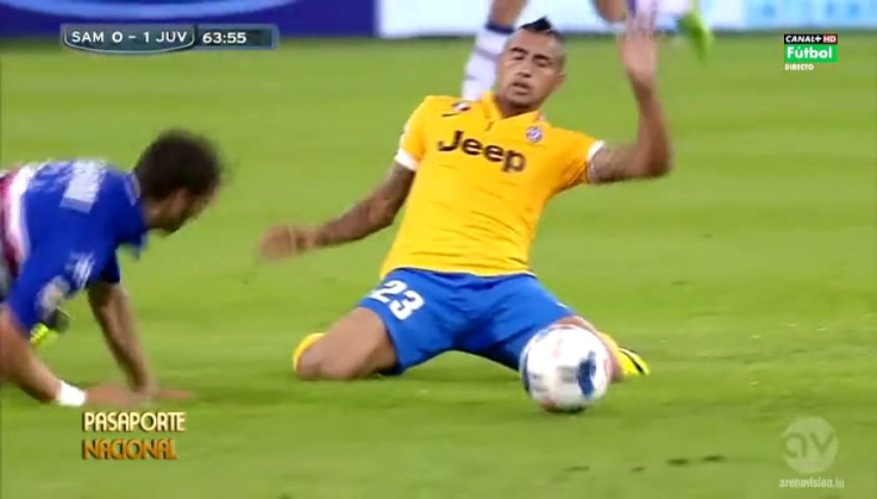 Arturo Vidal Vs Sampdoria [24-08-2013]