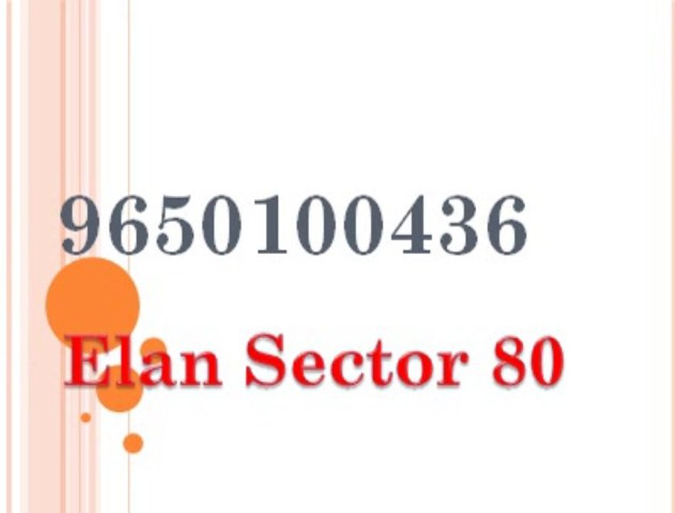 Shopping Mall-Nisha 9650100436 Elan Mercado Sector 80 Gurgaon