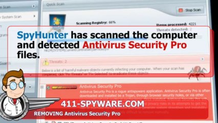 Remove Antivirus Security Pro