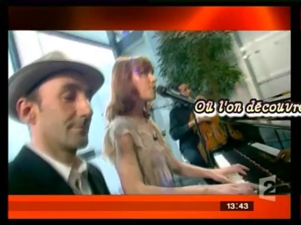 Emily Loizeau au JT - 26 mai 2006