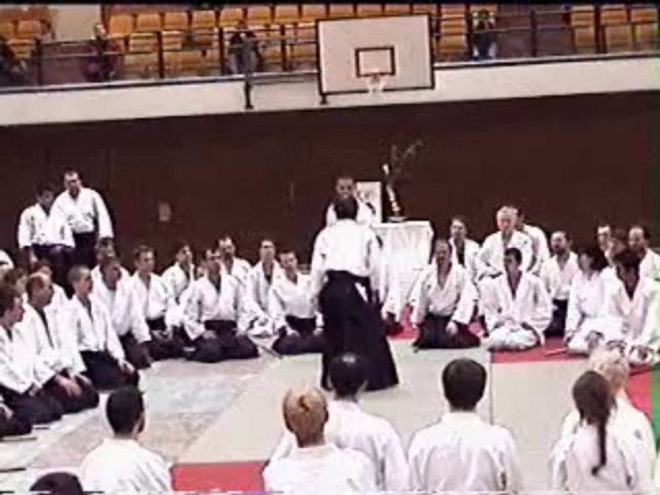 Aikido Linz - Tamura Nobuyoshi Sensei 2001 - Aikidolehrgang in Linz
