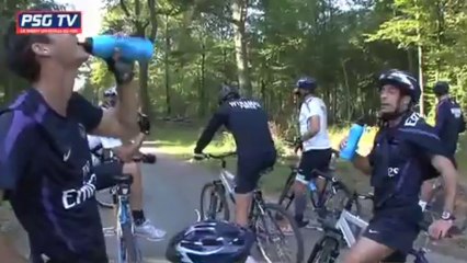 La sortie en VTT du PSG