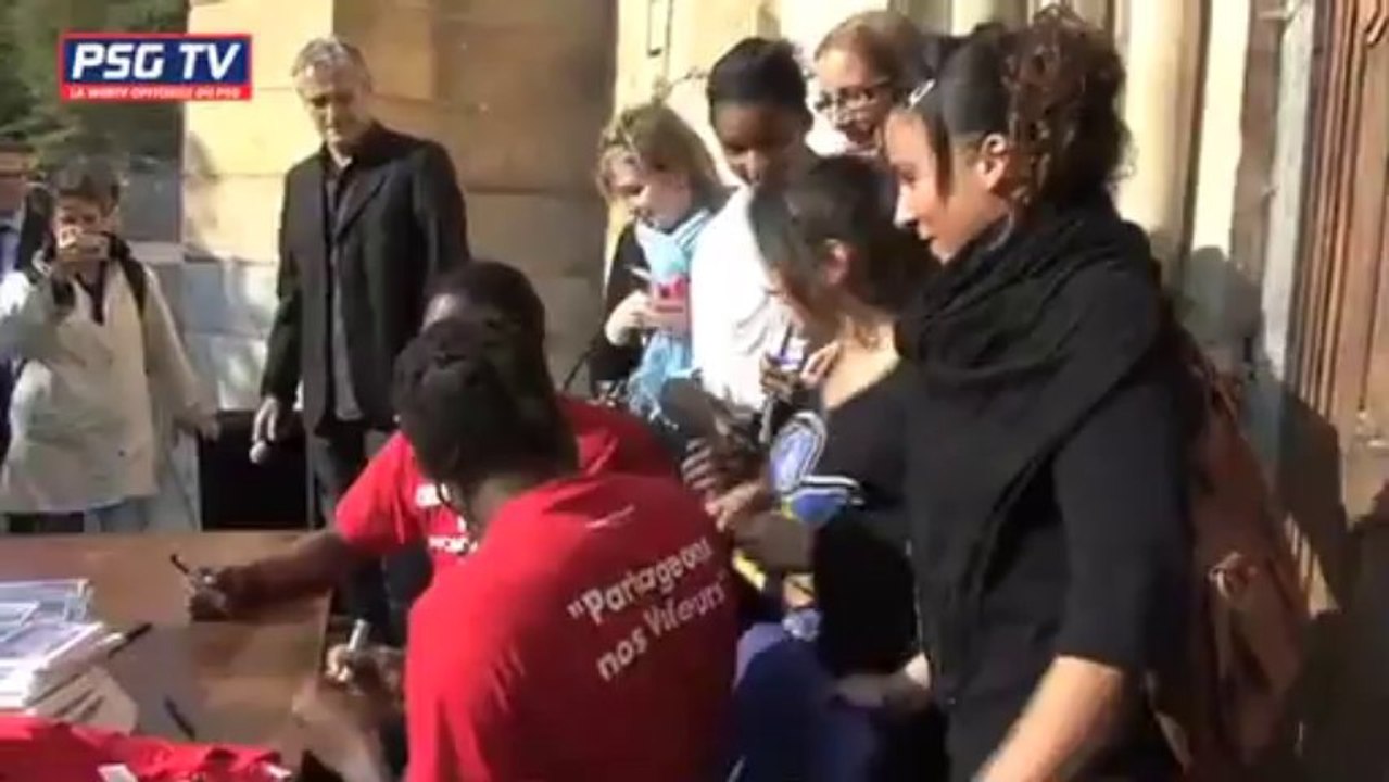 Edel et Sessegnon avec la Fondation