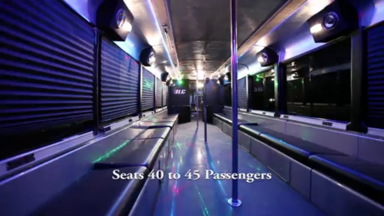 The Big Bang Party Bus provided by ULC Party Bus