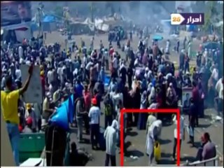 Un gars abattu en live