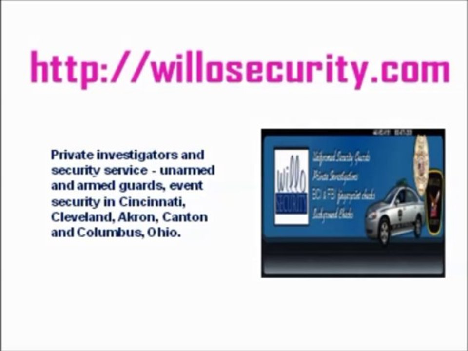 Armed Guards Akron Ohio