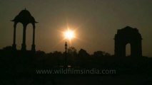 Time lapse of India Gate
