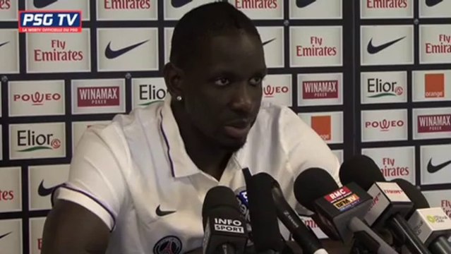 Mamadou Sakho en conférence de presse