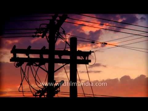 Time lapse of United States electricity utilities pole