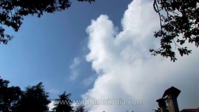 Mussoorie-Himalayan education-hdv-tape-clouds time lapse