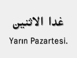 كلمات تركية و عربية  ARAPCA KELİMELER 10