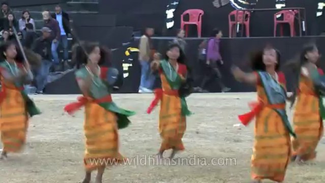 Nagaland-hornbill festival-Assam cultural troop-2