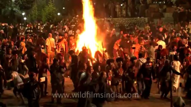 Nagaland-Hornbill festival-bon fire-2