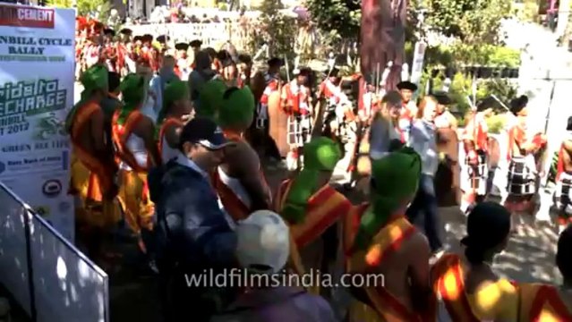 Nagaland-hornbill festival-cultural troop welcoming the chief guest-5
