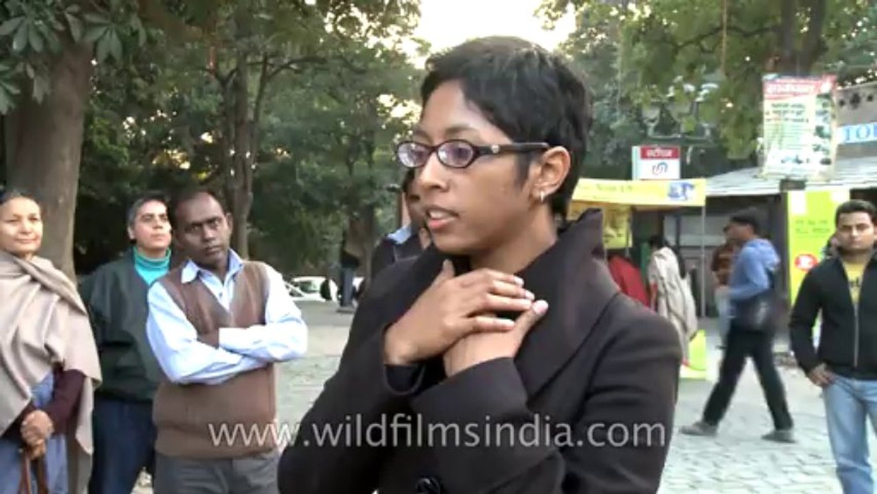 Protest at Delhi Haat-17