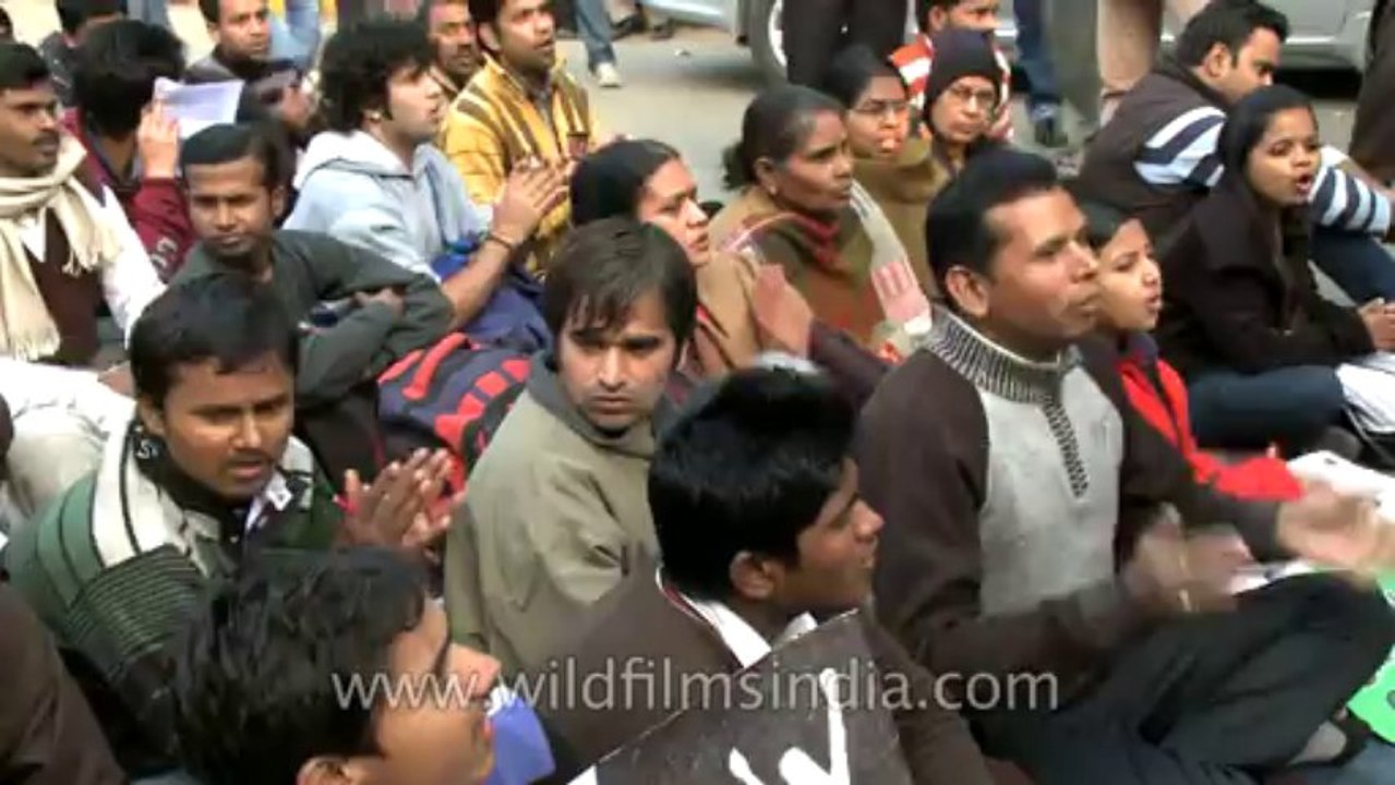 Protest at Jantar Mantar-14